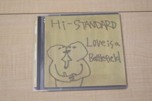 Hi-STANDARD LOVE IS A BATTLEFIELD CD 元ケース無し メディアパス収納
