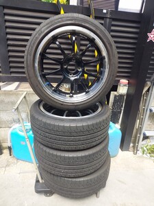 ADVAN Racing RS-D 17インチ 7j PCD100 4H 4穴 Off +42 215/45R17 BluEarth-GTデミオ　ロードスター　ノート