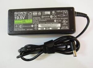 SONY ACアダプター VGP-AC19V19 19.5V 3.9A対応 DCサイズ：約6.5mm×4.4mm