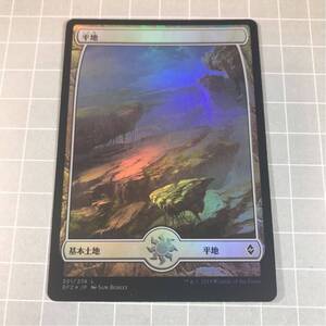 送料込 MTG 基本土地 251/274 日本語 BFZ 平地 foil 1枚