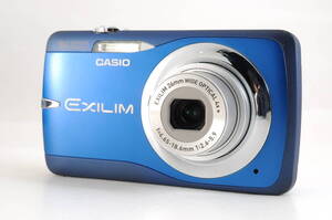 動作品 カシオ CASIO EXILIM EX-Z550 エクシリム 青 ブルー コンパクトデジタルカメラ 管MM1128