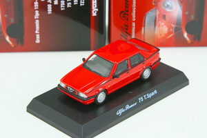 京商 1/64 アルファロメオ 75 ツインスパーク レッド アルファロメオ ミニカーコレクション3 Kyosho 1/64 Alfa Romeo 75 T.Spark red