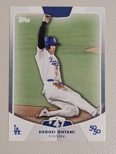 【47盗塁】 2024 TOPPS SHOHEI OHTANI 大谷 翔平 50/50 SB#47 スチール 盗塁 ロサンゼルス ドジャース