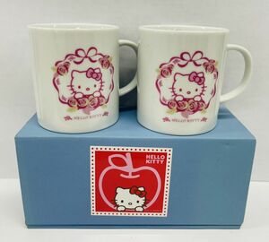 N218-G10-26 HELLO KITTY ハローキティ マグカップ カップ コップ ペア 2客 洋食器 2点セット 箱付き