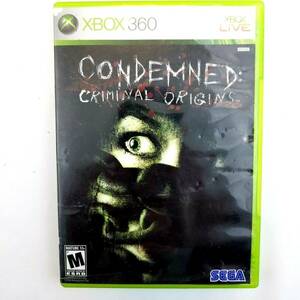 Condemned: Criminal Origins (Microsoft Xbox 360) Complete With Manual CIB Tested 海外 即決