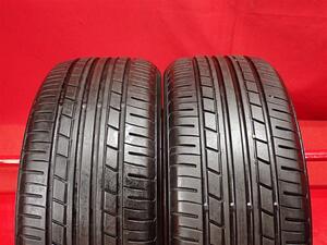 タイヤ2本 《 ヨコハマ 》 エコス ES31 [ 225/45R18 95W ]8分山★ クラウン マークX オデッセイ アテンザ エスティマ レヴォーグ n18