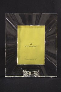 6906 Wedgwood/ウェッジウッド クリアガラス写真立て 写真サイズ3,5