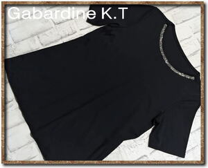 ☆Gabardine K.T　ギャバジンK.T　飾り付きカットソー　黒☆