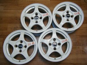 IB-188 三菱 ランエボⅢ 純正 OZ RACING 15×6J 4H-114.3 +46 (4本) ENKEI エンケイ 中古良品 送料は全国一律5500円 離島を除く