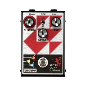 Maestro マエストロ Arcas Compressor Sustainer コンプレッサー ギターエフェクター マエストロ 6インチパッチケーブル 2本セット付き