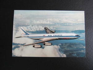 エールフランス■B707 Intercontinental■F-BHSB■シャンボール城■B707-328B■ポストカード■絵葉書