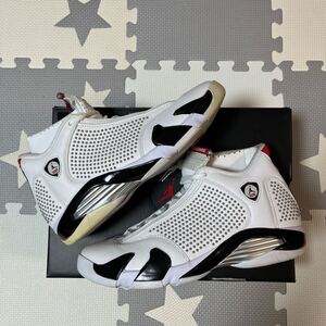 【一度着用のみ】 NIKE AIR JORDAN 14 RETRO supreme サイズ 28cm US 10 BV7630-106 ナイキ エアジョーダン14 シュプリーム ホワイト