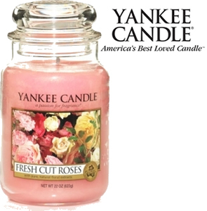 YANKEECANDLE ヤンキーキャンドル 【FRESH CUT ROSE】 Lsize 新品正規品 バラの香り