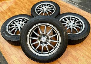 ZACK JP-812 16インチ アルミホイール★DUNLOP 205/60R16 4本セット★ プリウスα ノア ヴォクシー セレナ ステップワゴン アコード等に