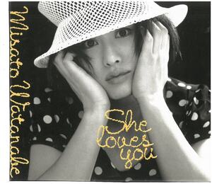 渡辺美里 / She loves you 　ベストアルバム　 ディスクに傷有り CD