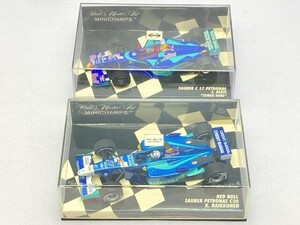 ミニチャンプス 1/43 RED BULL SAUBER PETRONAS C20 CREDIT SUISSE 17 ブルー×ライトグリーン×ホワイト 400010017 等 まとめて [16-188]