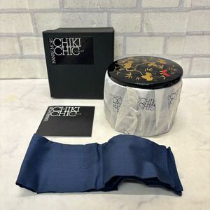 新品 未使用 モリハナエ CHIKI CHIC 丸二段弁当 ナフキン付 はなぎり 弁当箱 漆器 