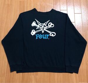 ken yokoyama FOUR TOUR スウェット トレーナー M 横山健 pizza of death ピジオブデス hi-standard ハイスタ ハイスタンダード