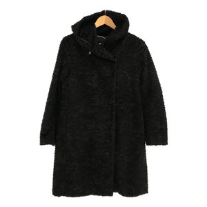 S Max Mara エス マックスマーラ 【lay1463M】 ロングコート レディース ブラック BLK 黒 アクリル コットン ポリエステル 36 Sサイズ MR