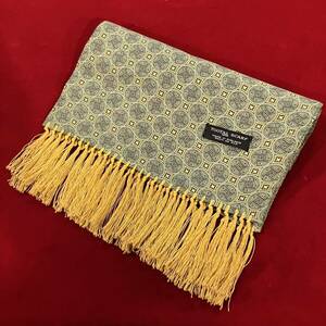 イギリス古着　tootal scarf vintageトゥータルスカーフ　スカーフ　フリンジ付き　英国ヴィンテージ　vintage tootal MV967