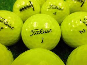 ★良質美品★タイトリスト ツアーソフト Titleist『TOUR SOFT』2024年モデル イエロー 20個 ロストボール★