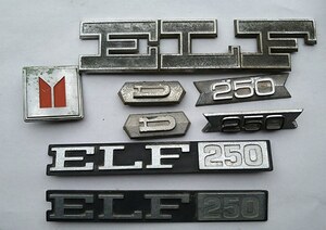 エンブレム　セット　ELF250　エルフ　旧車　いすゞ　希少