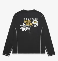 【雷市場（ポンジャン）商品韓国直送】 M STUSSY(ステューシー) x マウンテン ハードウェア 長袖 ロングスリーブ Tシャツ ステルス グレー