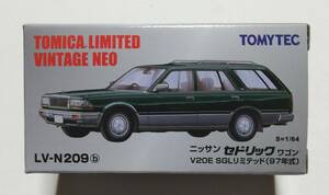 即決！ トミカ リミテッド ヴィンテージ ネオ LV-N209b ニッサン セドリック ワゴン V20E SGL リミテッド 97年式 (緑/銀) 新品・未使用品