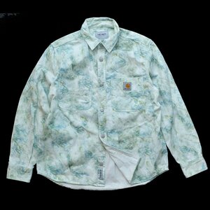 定価17600円 Cahartt WIP カーハート マーブルプリントシャツ L/S Mable Shirtt Mサイズ メンズ 2021SS M009832