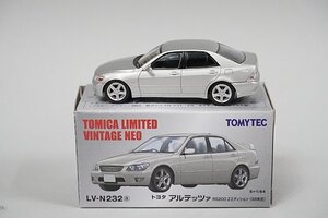 TOMICA トミカリミテッドヴィンテージネオ 1/64 TOYOTA トヨタ アルテッツァ RS200 Ｚエディション 98年式 銀 LV-N232a