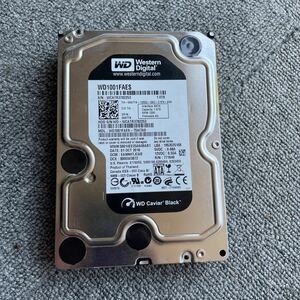 中古　WESTERN DIGITAL WD1001FAES 1TB HDD 3.5インチ　ハードディスク 使用 8730H 正常判定