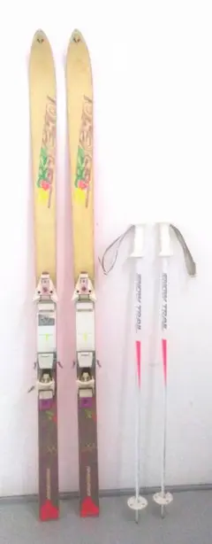 ●ロシニョール スキーボード●ストック付き●長さ約166cm●ROSSIGNOL