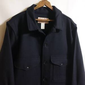 【美品 USA製 FILSON GARMENT フィルソン マッキーノクルーザー 46】#10043 ネイビー シングルマッキーノ STYLE 10043FJ46