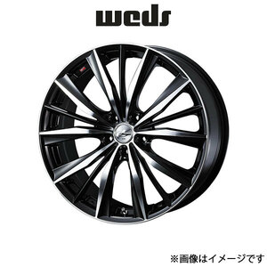 ウェッズ レオニス VX アルミホイール 1本 アウトランダー GN系 19インチ ブラックミラーカット 0033286 WEDS LEONIS VX