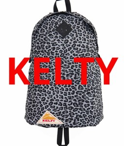 新品未開封★KELTY DP DAYPACK ケルティ デイパック リュック 18L レオパード 豹柄 撥水ポリエステル レザーパーツ