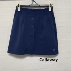 【Callaway】キャロウェイ　スカート　ネイビー（S）前ボタン