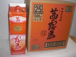 霧島酒造／茜霧島２５度１８００ミリ６本セツト価格宮崎産本格芋焼酎