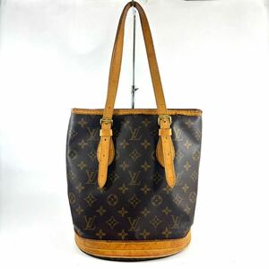 ☆1円スタート☆ LOUIS VUITTON バケットPM プチバケット モノグラム ルイヴィトン ハンドバッグ ヴィンテージ レディース RL