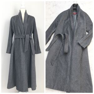 近年美品　MaxMara STUDIO マックスマーラ　ロング　ベルト　コート　送料無料　クリーニング済