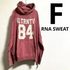 RNA SWEAT ヴィンテージ加工 プルオーバー パーカー ピンク