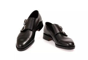 ジョンロブ ウイリアム ダブルレザーソール ブラック サイズ8 約26.5cm Eワイズ JOHN LOBB WILLIAM 228032L 1R BLACK 新品