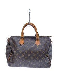 LOUIS VUITTON◆1)スピーディ30_モノグラム・キャンバス_BRW/PVC/BRW