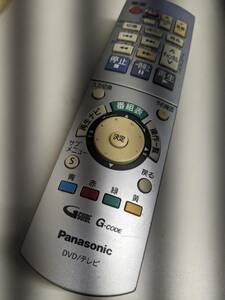 【FKB-32-119】Panasonic　リモコン　 EUR7658Y10 DMR-EX550 DMR-EX350 DMR-EX150 DMR-XW50 DMR-XW30　動確済