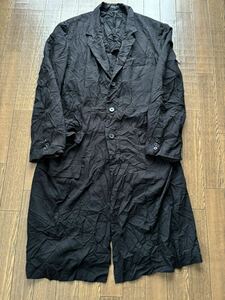 regulation yohji yamamoto 18ss シワ ジャケット ヨウジヤマモト ロングコート ブラック 黒