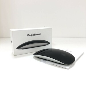 07w5222★1円~ Magic Mouse 3 ブラック Bluetooth A1657 正規品 MMMQ3J/A Apple (Multi-Touch対応) スペースグレー 動作確認済み【中古品】