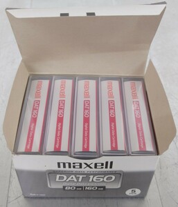 maxell DAT 160 5個パック 未使用品