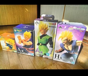 ドラゴンボール 一番くじ 孫悟飯 孫悟天 フィギュア A賞 B賞　H賞 兄弟かめはめ波　グレートサイヤマン　マスタライズ　MasterLIES