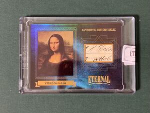 75枚限定 2024 Eternal Cuts Mona Lisa モナリザ レリックカード Relic Card 手書き部分