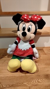 ディズニー　ミニーマウス　ぬいぐるみ　ビッグサイズ　タグ付き