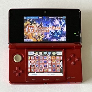 ニンテンドー3DS フレアレッド ポケモンバンク ポケムーバー 赤 緑 青 ピカチュウ 金 銀 クリスタル